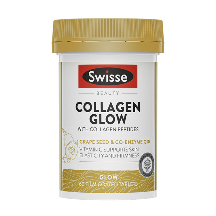 Swisse Beauty Collagen Glow With Collagen Peptides 60 Tablets