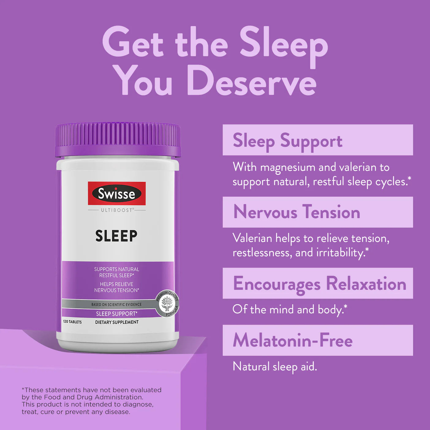 Swisse Ultiboost Sleep 100 Tablets