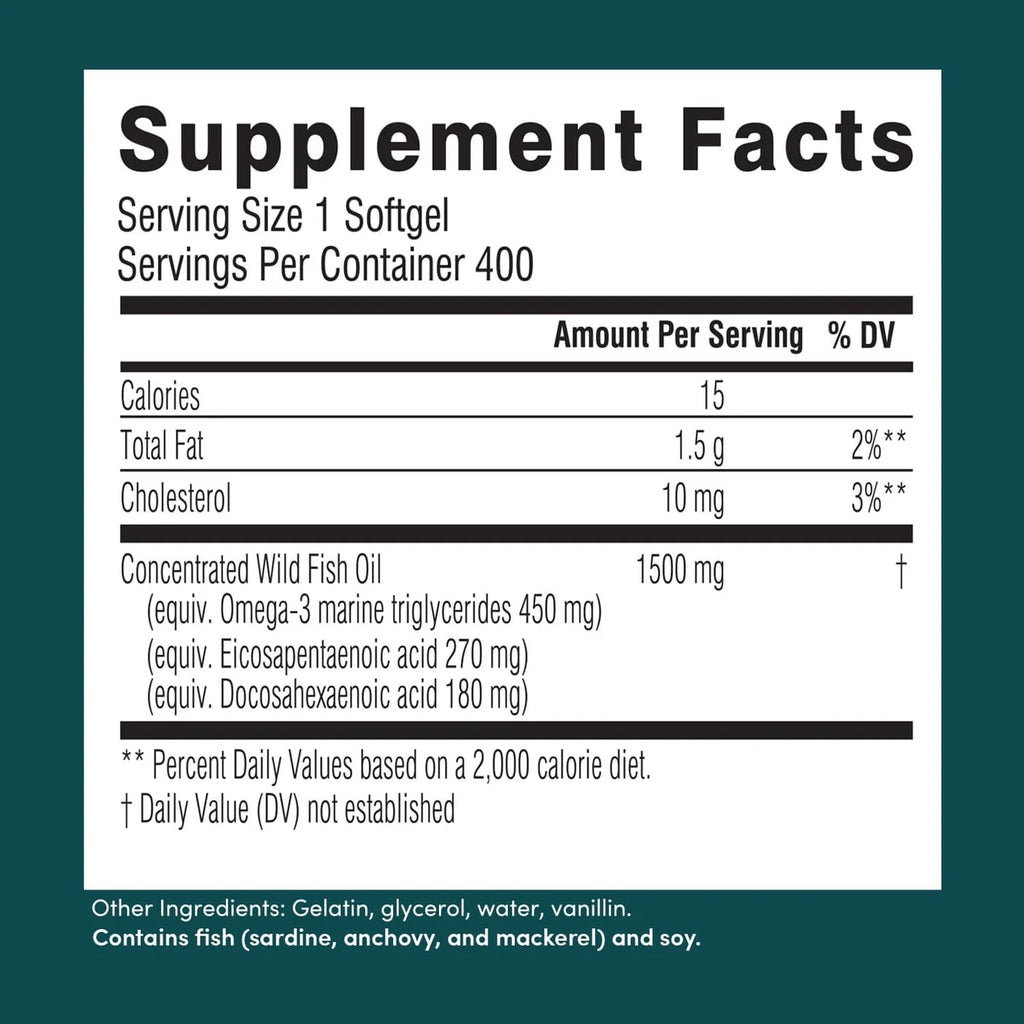 Swisse Ultiboost Odourless High Strength Wild Fish Oil 200 Capsules
