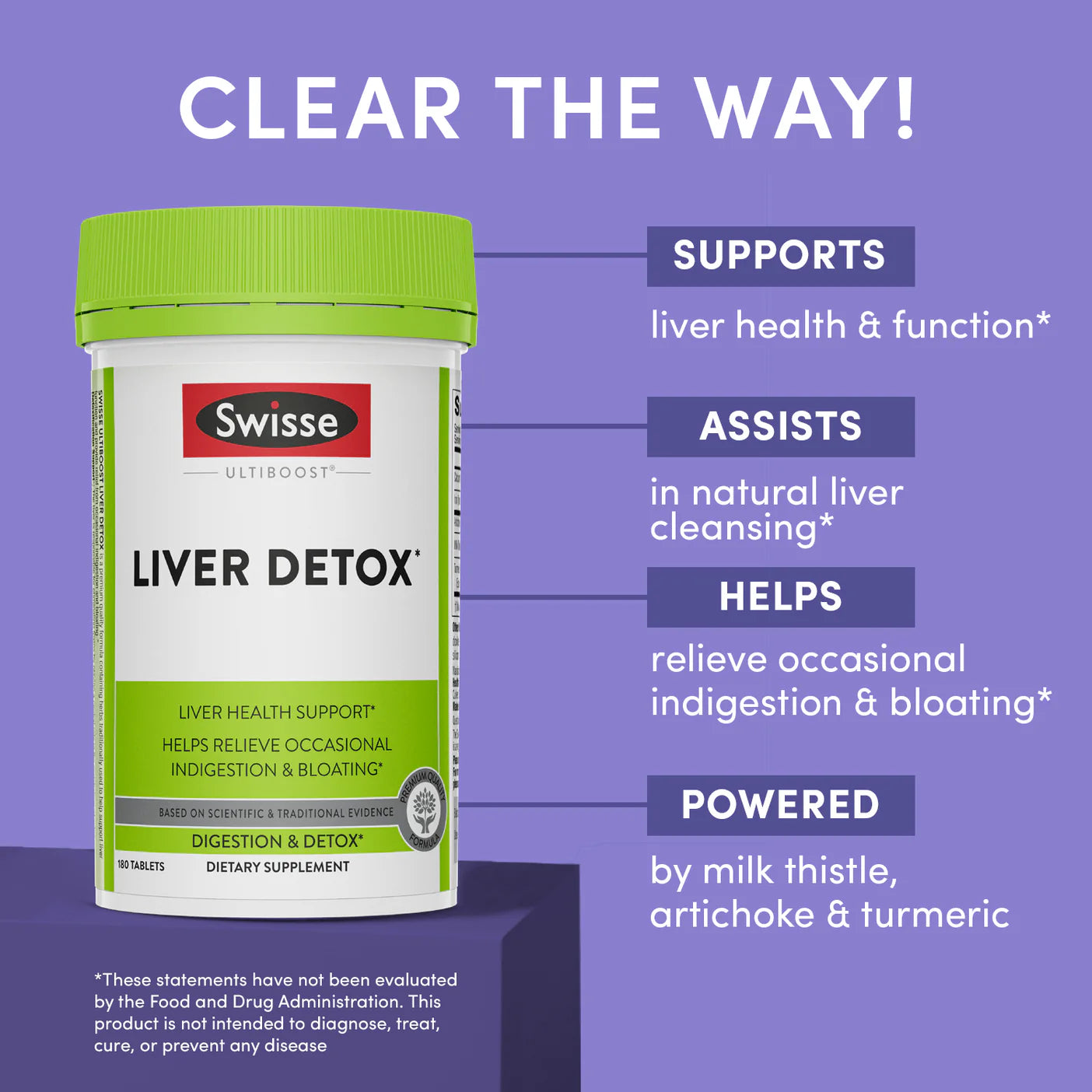 Swisse Ultiboost Liver Detox 200 Tablets