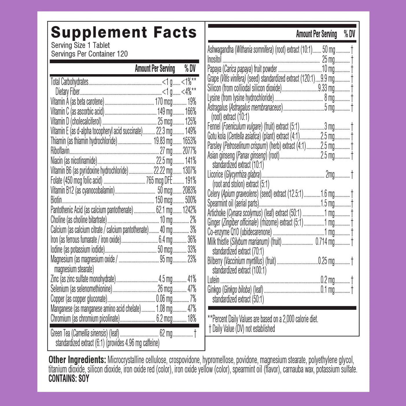 Swisse Ultivite Women's Multivitamin 120 Tablets