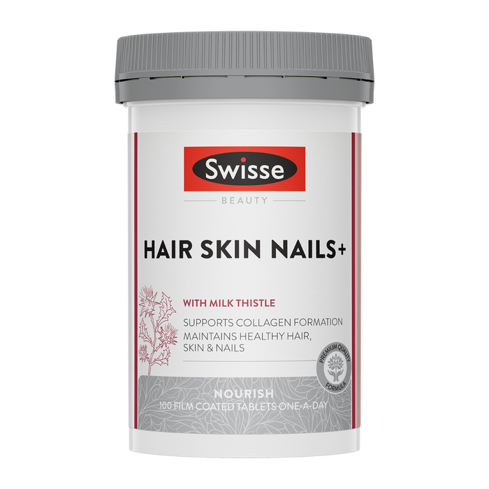 Swisse Beauty Hair Skin Nails+ 100 Tablets